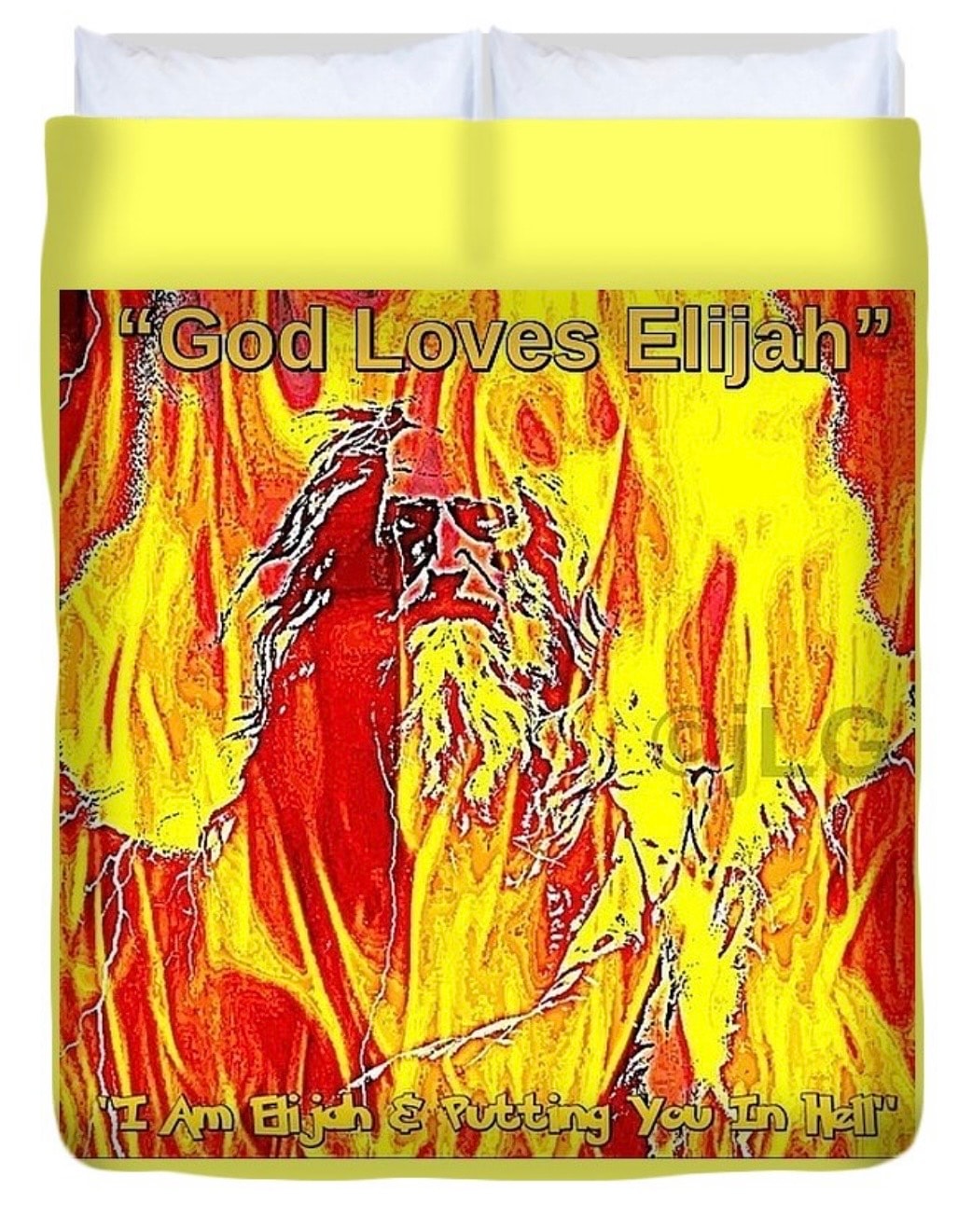 God Loves Elijah — Duvet