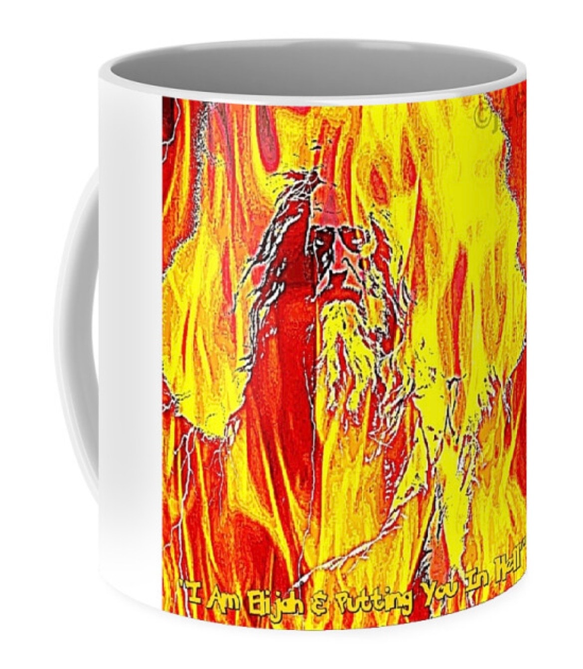 God Loves Elijah — Mug (Fire)